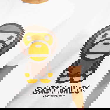 T-shirt BAPE Baby Milo Graphic T-Shirt Vit | 002TEK802001L-WHT, 5