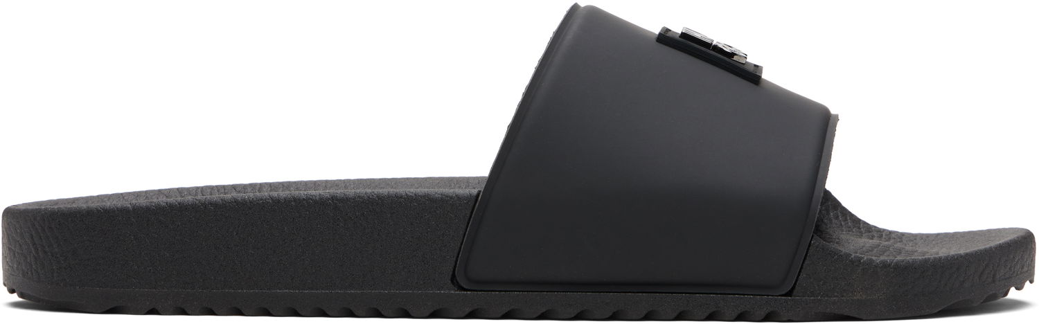 Sneakers och skor BOSS Hugo Contrast-Logo Strap Slides Svart | 50548671, 0