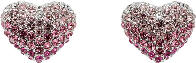 Örhängen Marc Jacobs Marc Jacobs Heart Balloon Pavé Earrings Rosa | 2P5JER001J04