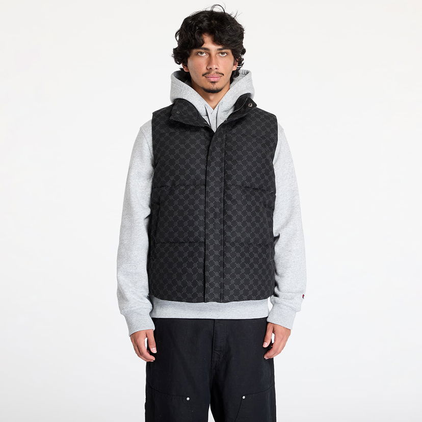 Väst DAILY PAPER Pondo Cotton Monogram Bodywarmer Svart | 2421107