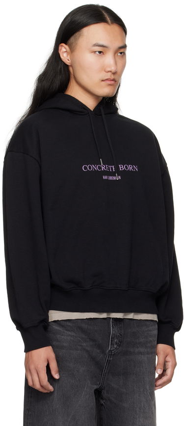 Sweatshirt Han Kjøbenhavn Han Kjobenhavn Logo Oversized Hoodie Svart | M-134727, 1