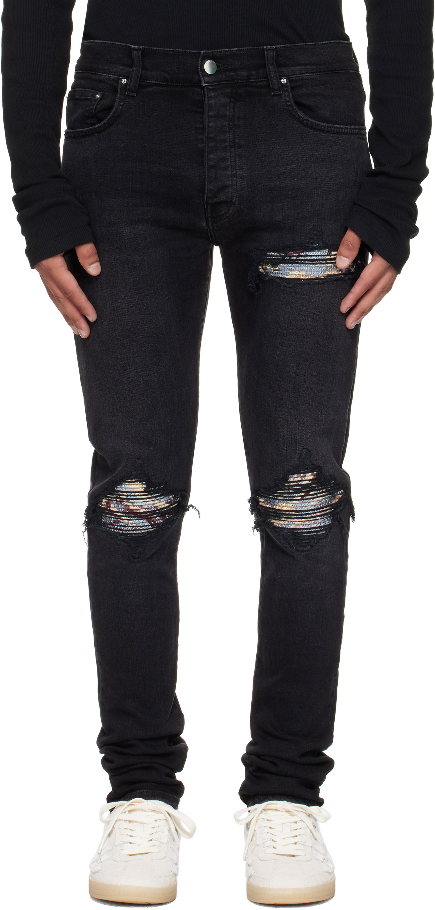 Jeans AMIRI AMIRI Crane MX1 Jeans Svart | AMDNSY1172, 0