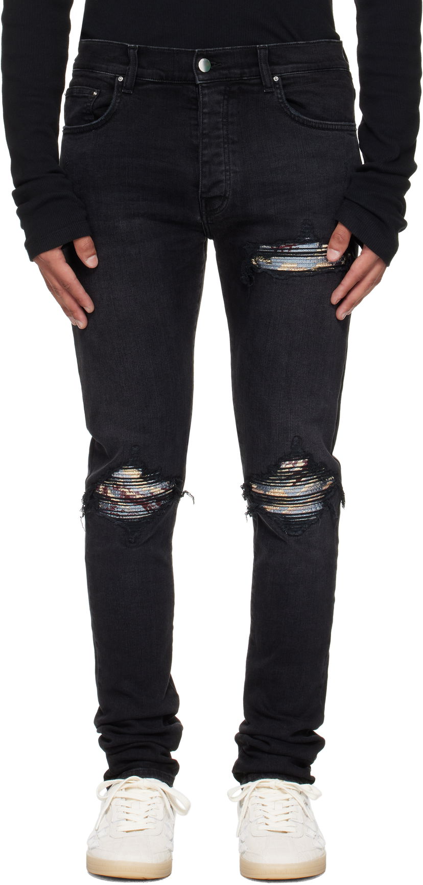 Jeans AMIRI AMIRI Crane MX1 Jeans Svart | AMDNSY1172