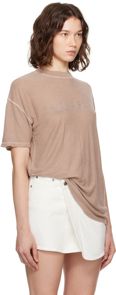 T-shirt Ksubi Ksubi Reverse It Oh G S/S T-Shirt Brun | WPF25TE022, 1