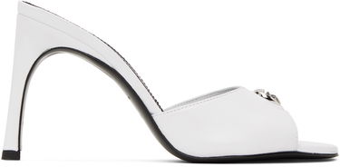 Sneakers och skor Coperni Logo Slide Heels Vit | COPSH29477, 0