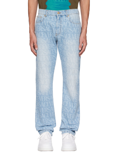 Jeans Versace Allover Blå | 1007837_1A07661