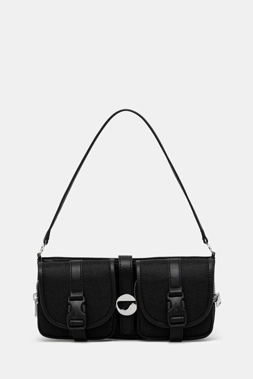 Handväska Coperni Coperni Cargo Baguette Bag Svart | COPBA114F3047