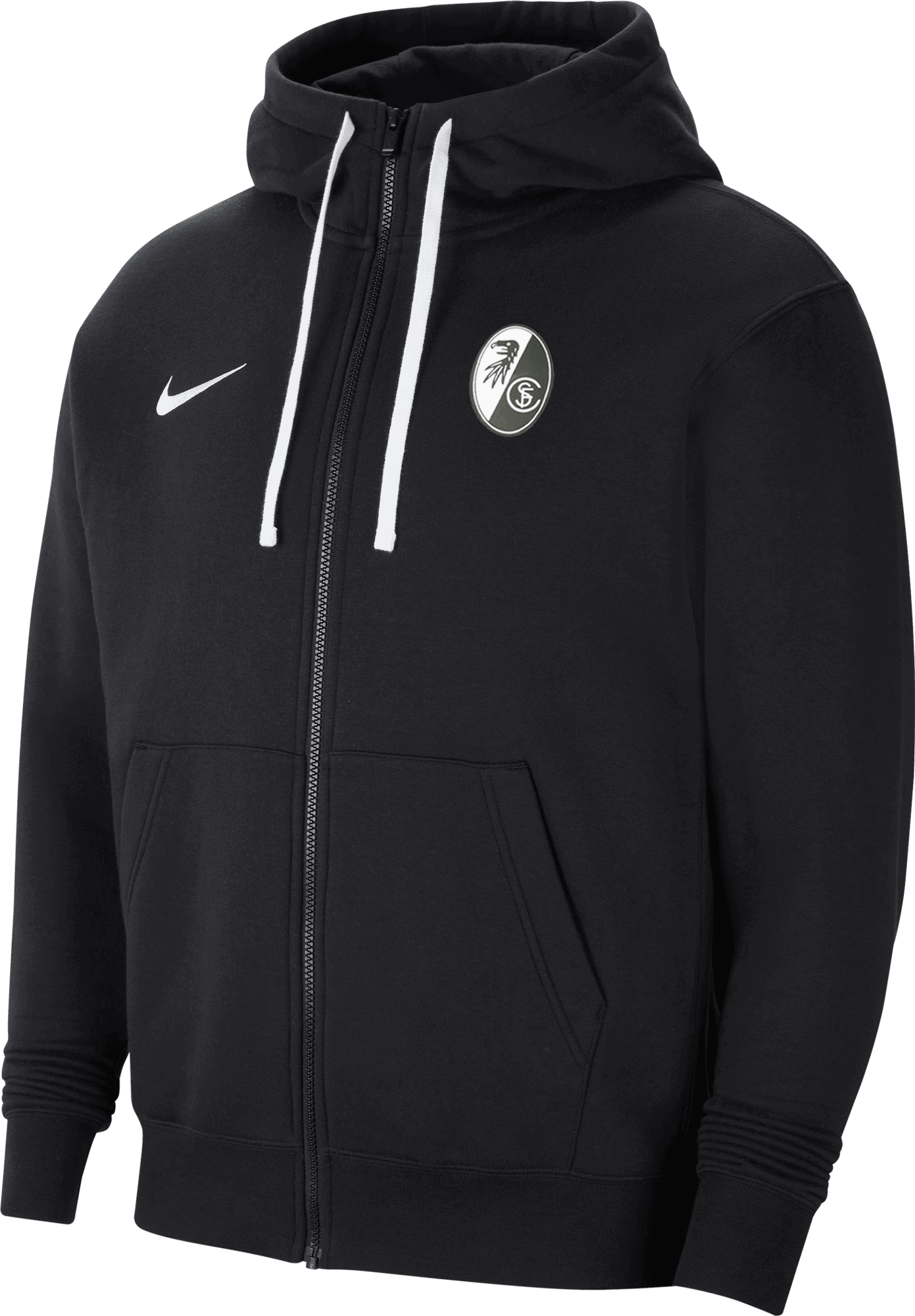 Sweatshirt Nike SC Freiburg Full-Zip Hoodie Svart | 6scfcw6887-010, 0