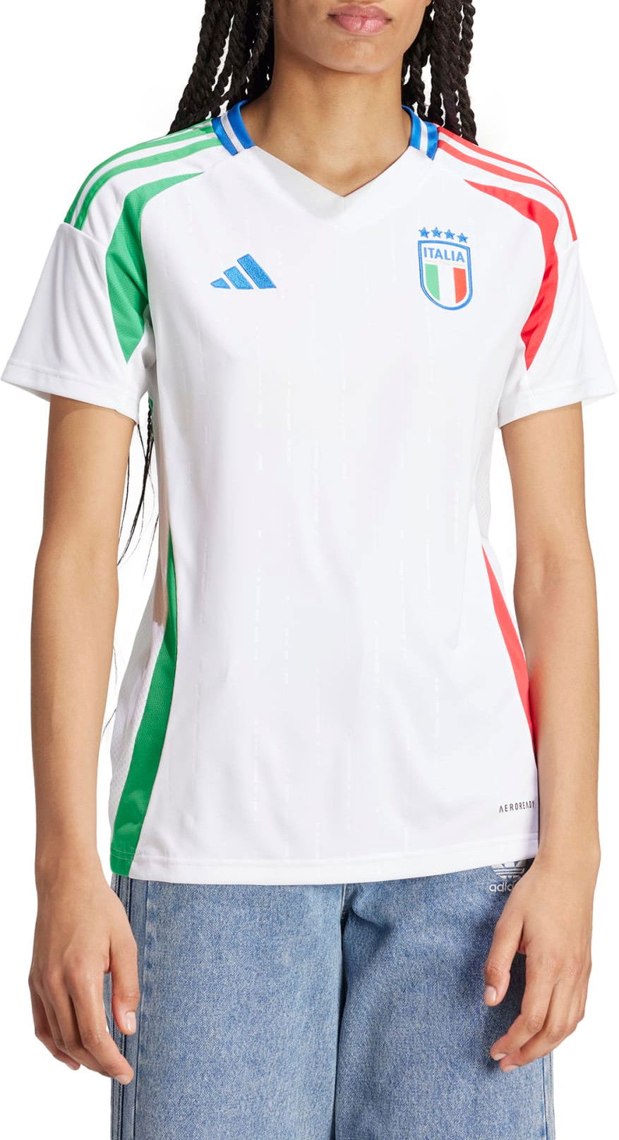 Jersey adidas Originals FIGC A JSY W 2024 Vit | iq0489, 0