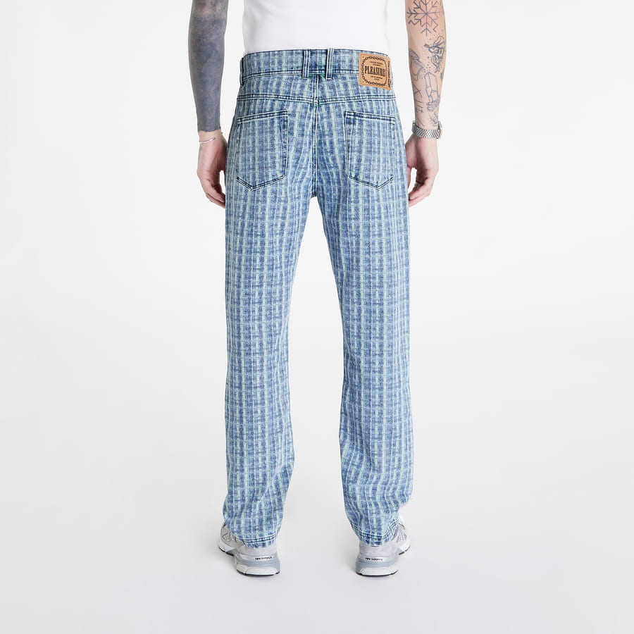 Byxor Pleasures Jeans Dallas Denim Pant Blå | P22F009 GREEN, 1