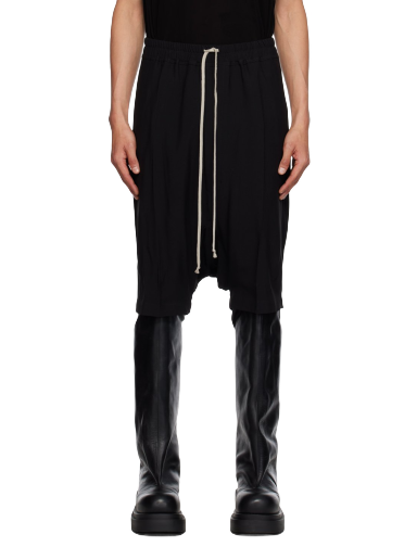 Shorts Rick Owens Pods Shorts Svart | RU02C7384 HY