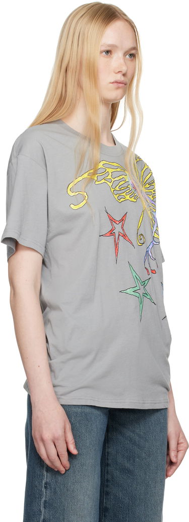 T-shirt Diesel Diesel T-Buxt-Q1 Graphic T-Shirt Grå | A17719 0AKBY, 1