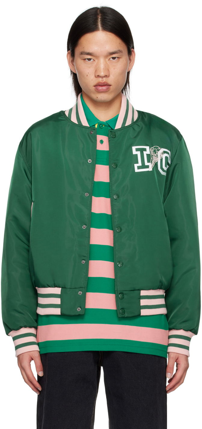 Bomberjacka BBC IceCream ICECREAM 'IC' Classic Bomber Jacket Grön | IC24201