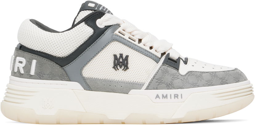 Sneakers och skor AMIRI AMIRI MA Quad Debossed Nubuck MA-1 Vit | AMFOSR1121