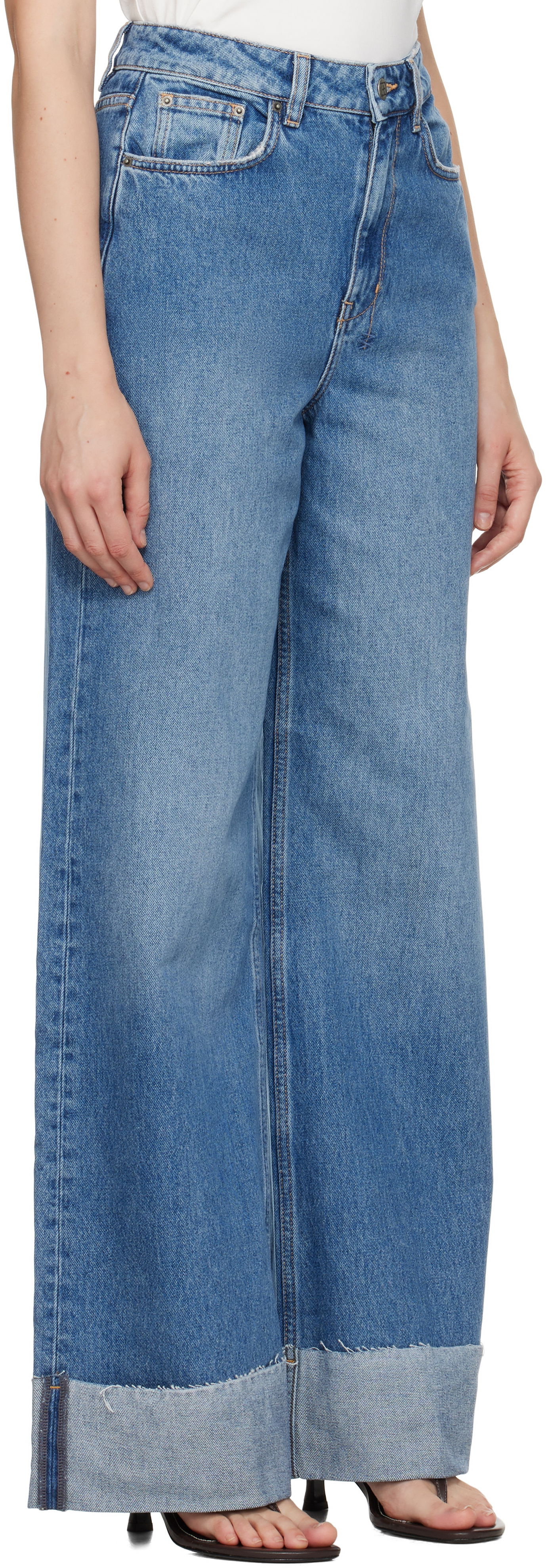 Jeans Ksubi Strider Tidal Cuffed Jeans Blå | WPF25DJ005, 1