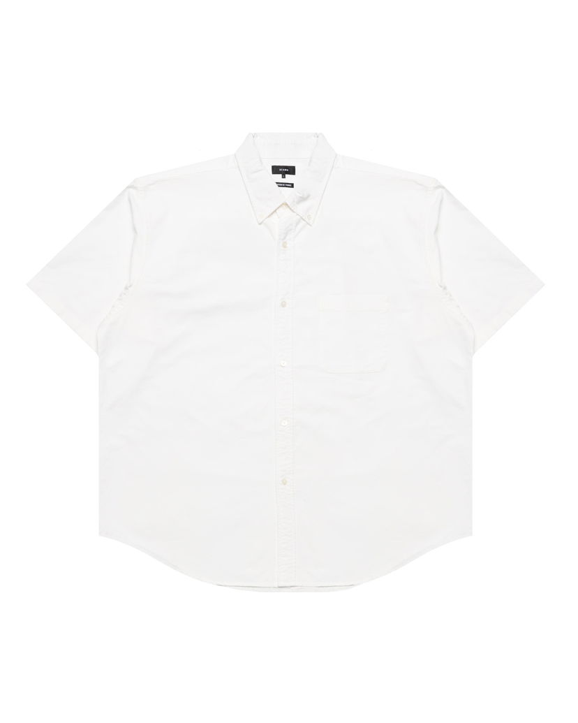 Skjorta BEAMS Beams Easy Half Sleeve Shirt Vit | 11010575301-01