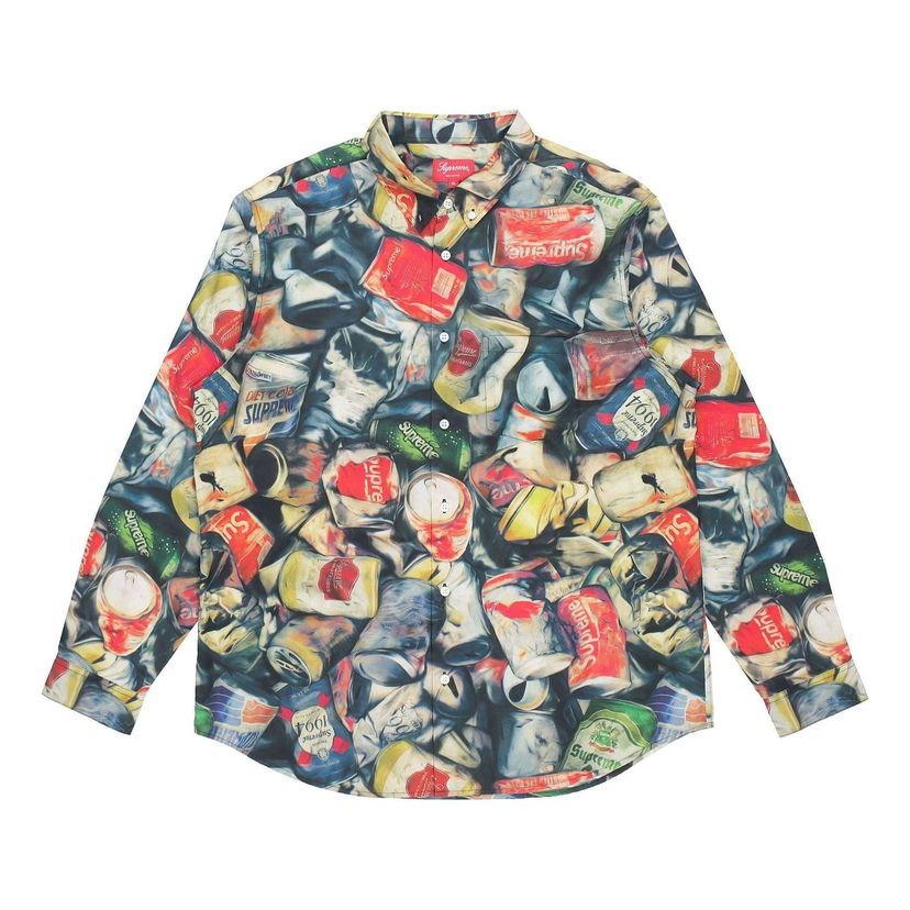 Skjorta Supreme Cans Graphic Printed Shirt Flerfärgad | SUP-SS21-670