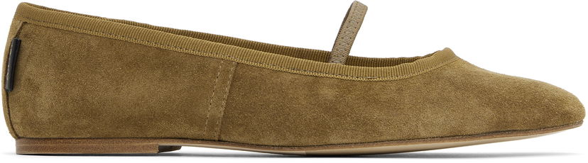 Sneakers och skor A.P.C. A.P.C. Swan Ballerina Flats Grön | PXBTG-F53295
