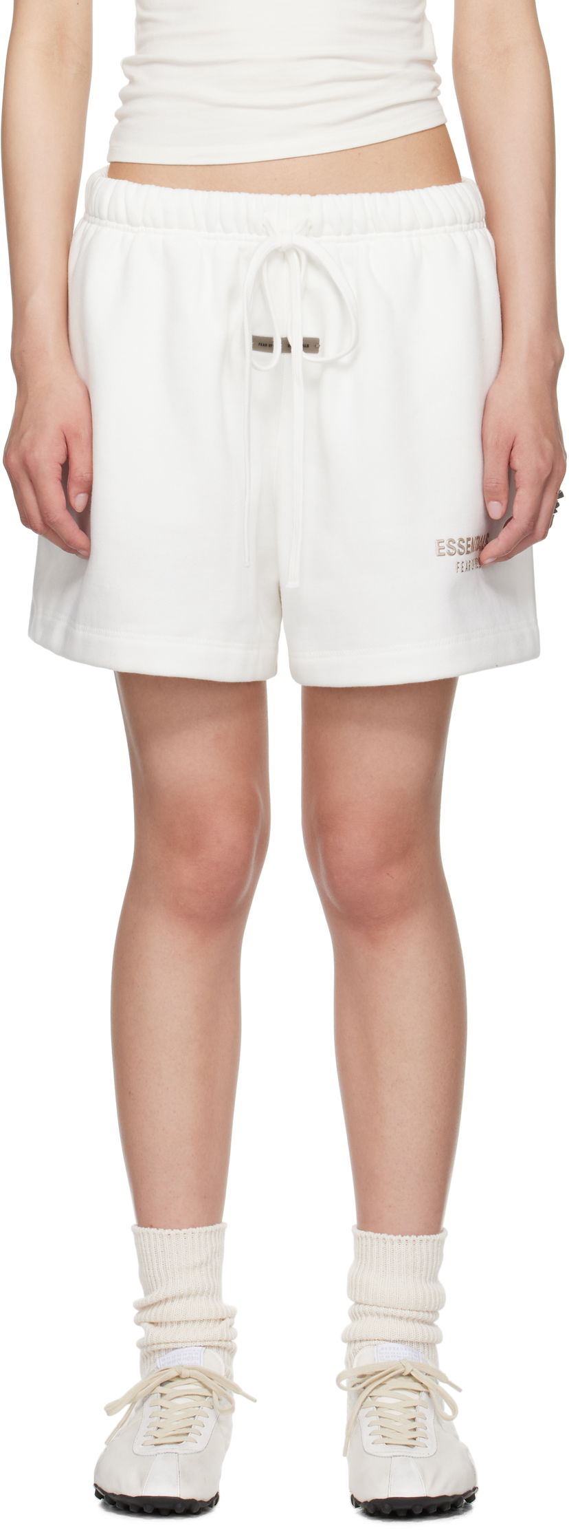 Shorts Fear of God ESSENTIALS Fleece Soccer Shorts Vit | 160SP255714FW