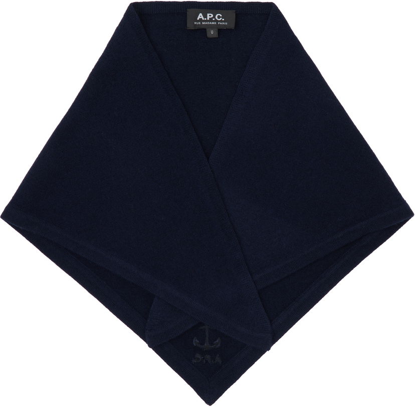 Halsduk A.P.C. A.P.C. Karl Wool Scarf Mörkblå | WVBCZ-M15225