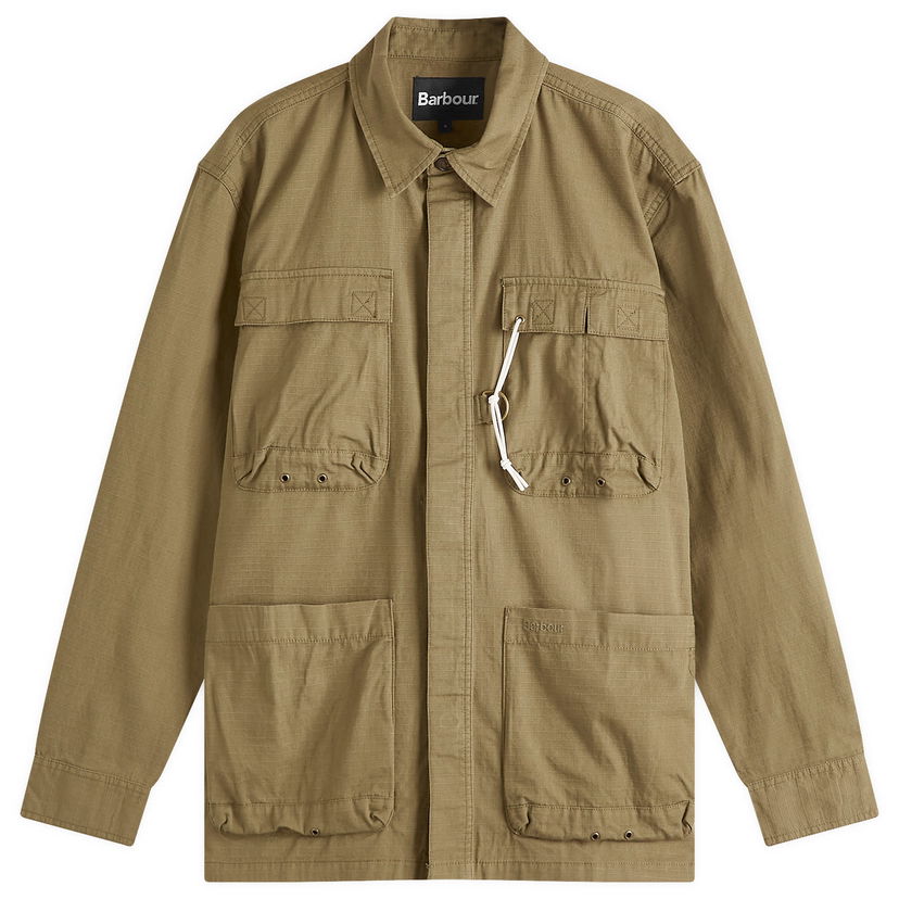 Skjorta Barbour Men's Heritage+ Westmorland Ripstop Overshirt, Size Large Grön | MOS0420OL39