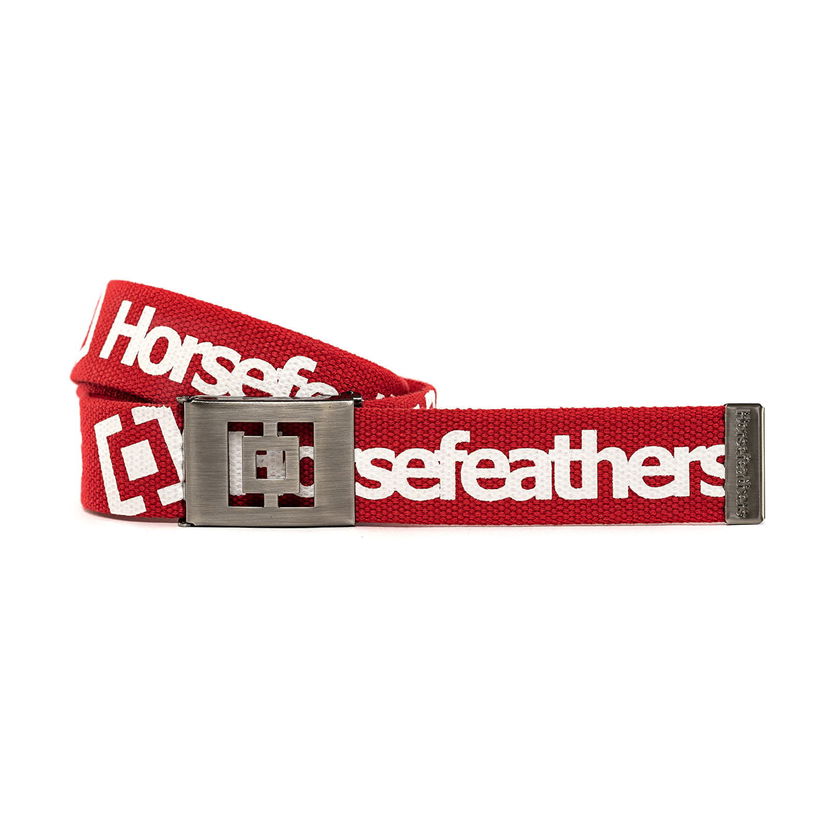 Bälten Horsefeathers Idol Belt Red Röd | AA958M