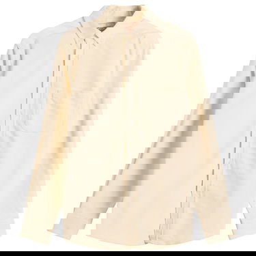 Skjorta Portuguese Flannel Lobo Button Down Corduroy Shirt Gul | AW25051-ECR, 0