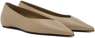 Sneakers och skor TOTEME Asymmetric Ballerina Flats Beige | 241-WAS990-LE0002, 3