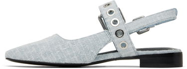 Kläder rag & bone Rag & Bone Moto Astra Slingback Slippers Blå | WFF25SF1013CO13, 2