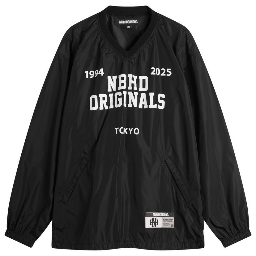 Vindjacka Neighborhood 1994 2025 NBHD Originals Tokyo Pullover Shirt Svart | 252TSNH-SHM04-BLK