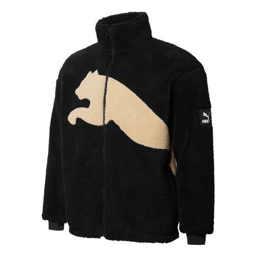 Sweater Puma Sherpa  Large Logo Stay Warm Jacket Svart | 848418-01