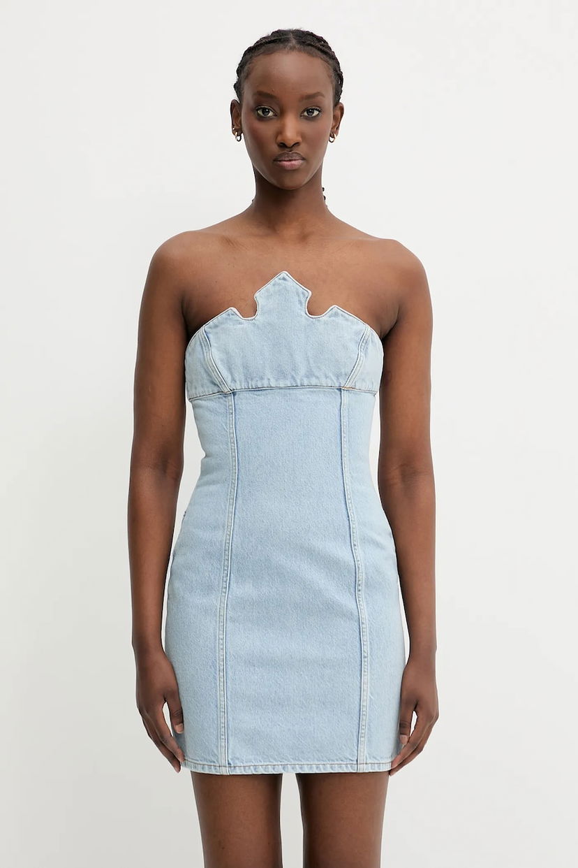 Klä Coperni Coperni x Disney Crown Mini Fitted Dress Blå | DR190F2024