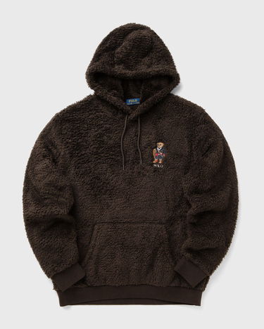 Sweatshirt Polo by Ralph Lauren Fuzzy Polo Bear Hoodie Brun | 710981798001, 0