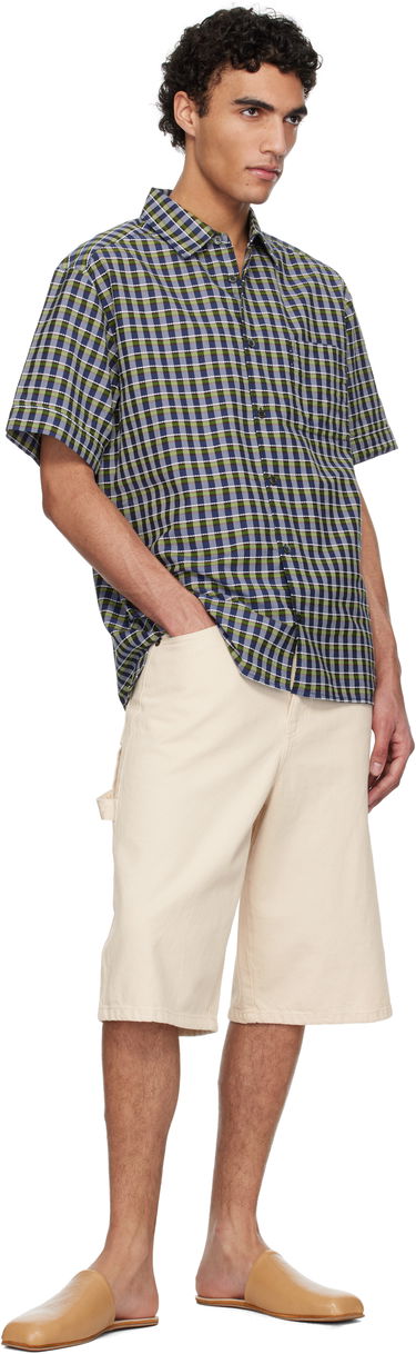 Skjorta A.P.C. A.P.C. Ross Plaid Short-Sleeve Shirt Flerfärgad | COHGA-H12541, 3