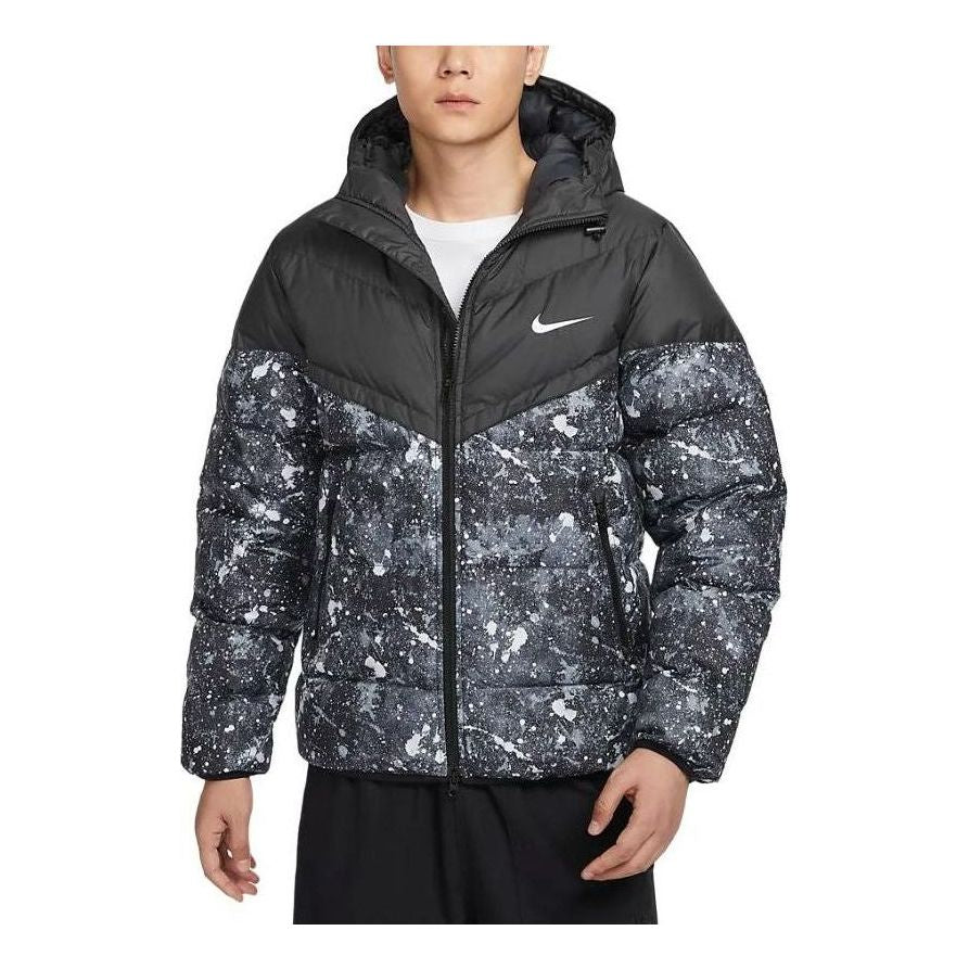 Pufferjacka Nike Windrunner Hooded Down Jacket Svart | HQ4184-010, 0