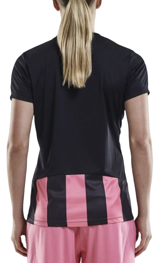 T-shirt Craft Striped Jersey V-Neck T-Shirt Rosa | 1905568-9471, 1