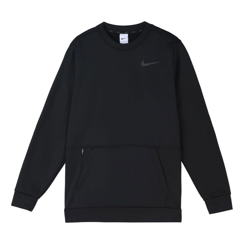 Sweater Nike Therma Training Sport Crew Sweatshirt Svart | CU7272-010