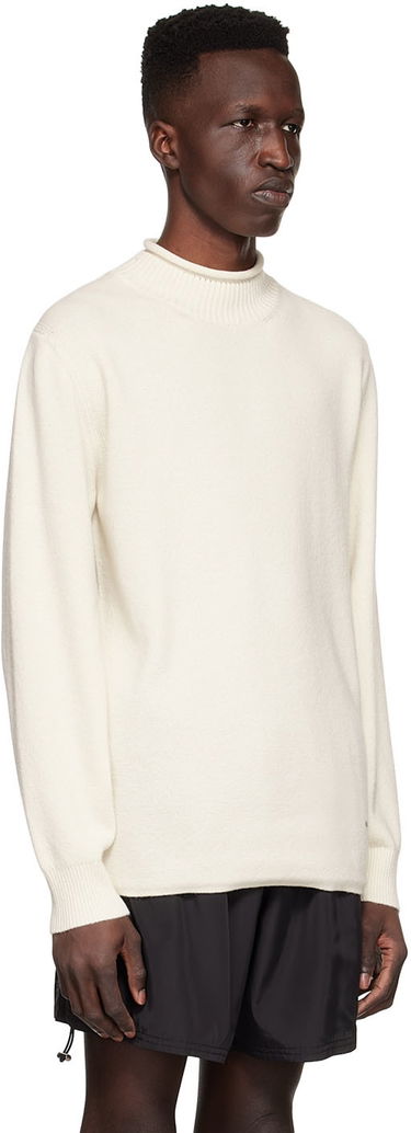 Sweater We11done Cashmere Mock Neck Sweater Vit | WD-KT1-22-653-U-IV, 1