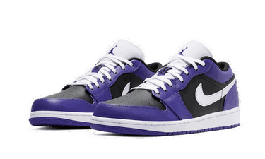 Sneakers och skor Jordan Air Jordan 1 Low ''Black Court Purple'' GS Purpur | 553560-501, 2
