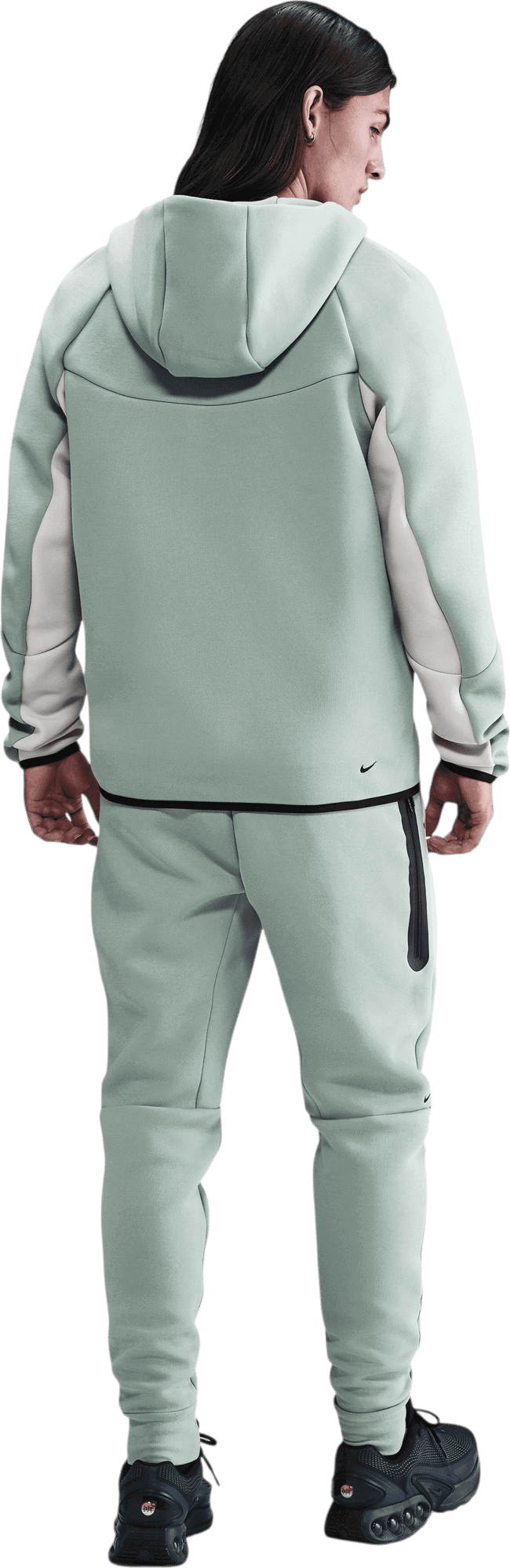 Sweatshirt Nike Tech Fleece Full-Zip Windrunner Hoody Grön | hv0949-020, 1