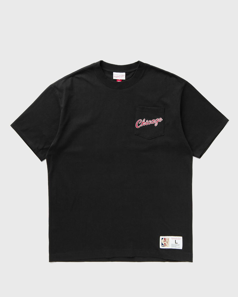 T-shirt Mitchell & Ness Mitchell & Ness NBA Chicago Bulls Vintage Logo Pocket T-Shirt Svart | FC9252-CBUBLCK