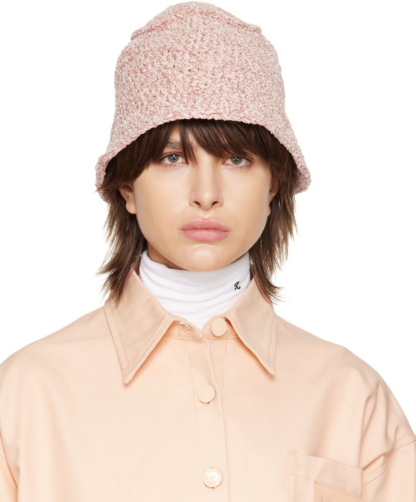 Hatt BY FAR BY FAR Robbie Bucket Hat Rosa | 23CRROBICPCHEN