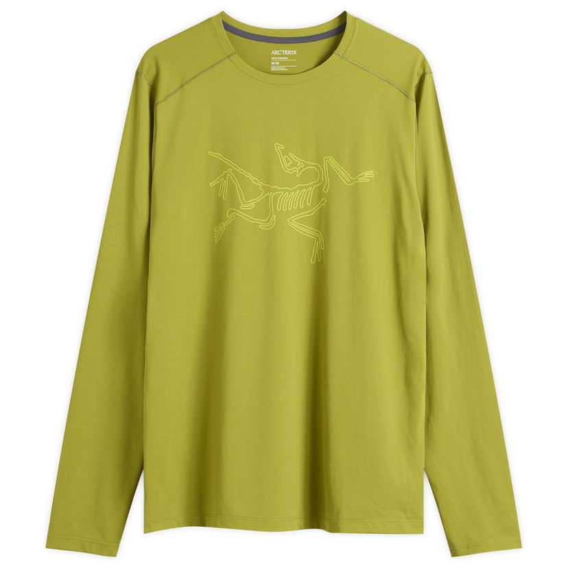 T-shirt Arcteryx Cormac Logo Long Sleeve T-Shirt Grön | X000008452-022333