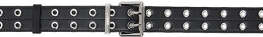Bälten GANNI GANNI Eyelet Belt Svart | A6586, 0