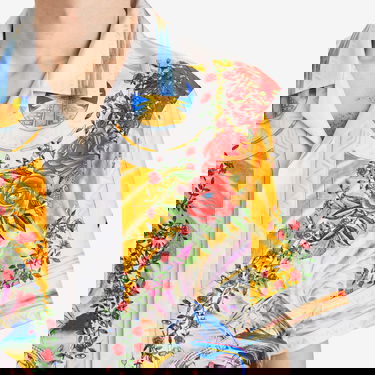 Skjorta Casablanca Casablanca Silk Cuban Collar Short Sleeve Shirt Flerfärgad | U-MS25-SH-003-05, 5