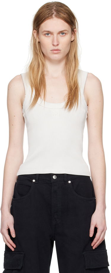 Linne Alexander Wang Alexanderwang.t Embossed Tank Top Vit | 4CC2241455, 0