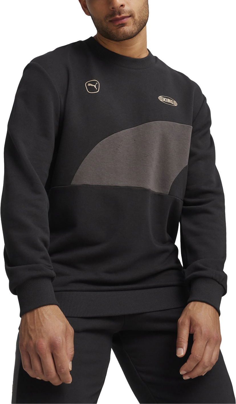 Sweatshirt Puma KING Top Crew Sweatshirt Svart | 658987-04