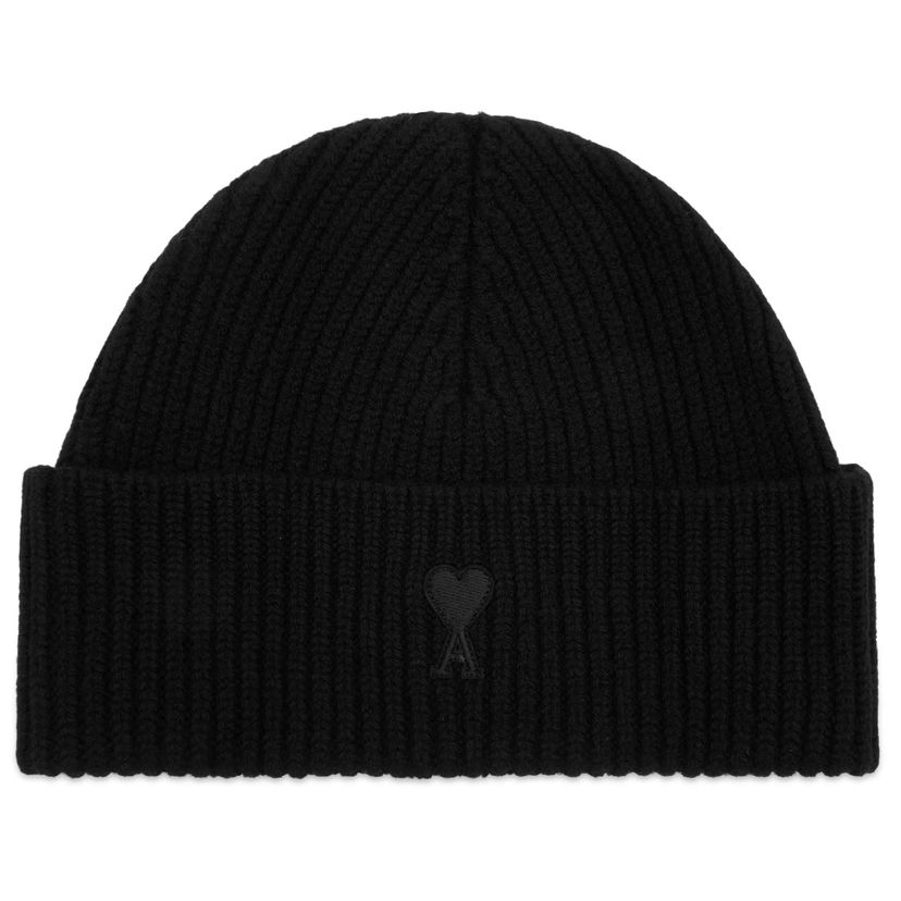 Mössa AMI AMI Paris Merino Wool Beanie Svart | H25UBO006-018-0180H25