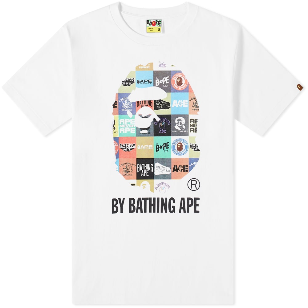 T-shirt BAPE Classic Logo By Bathing Ape Tee Vit | 001TEI301028M-WHT, 0