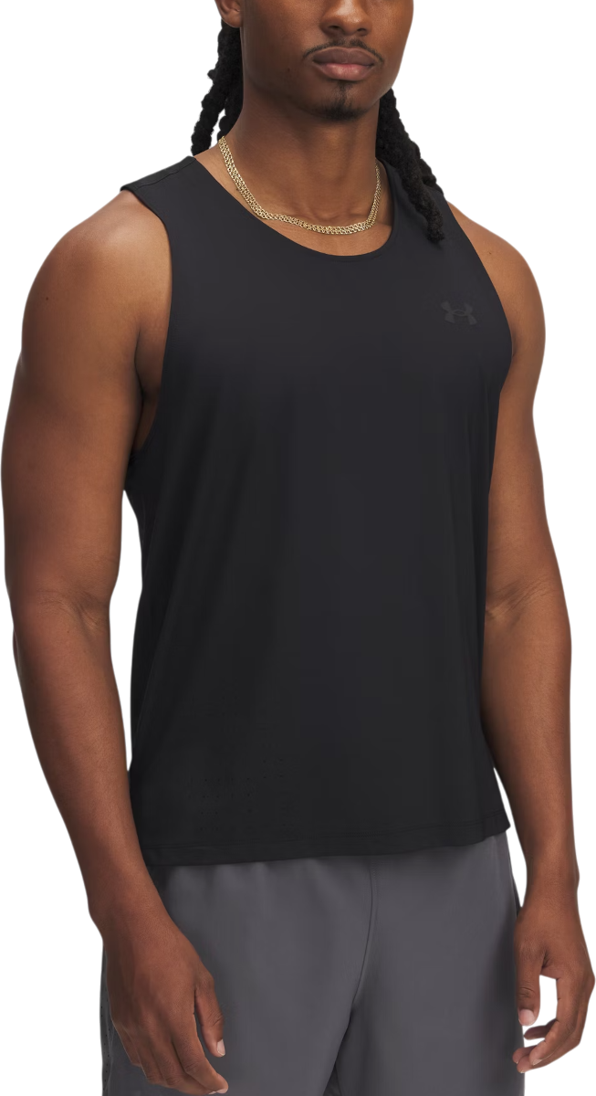 Linne Under Armour UA Launch Elite Singlet Svart | 1389800-001